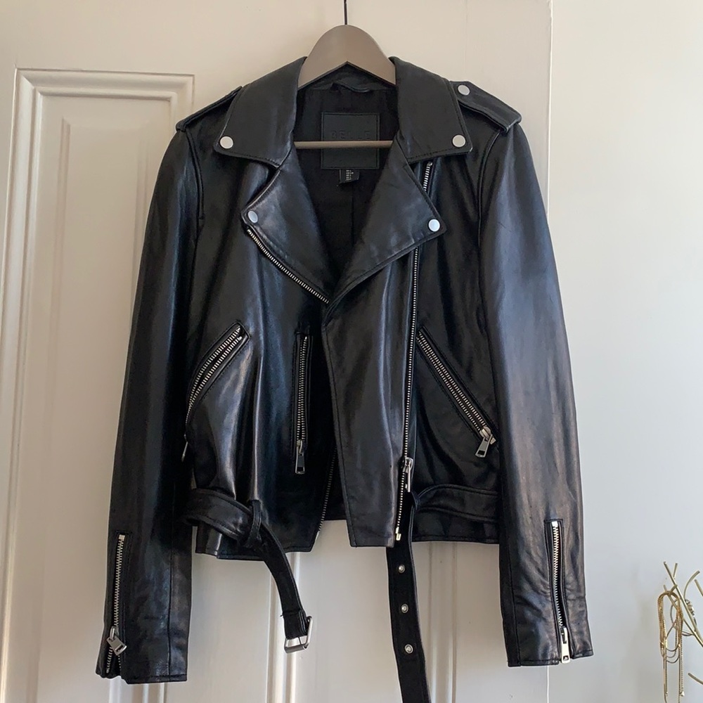 Leather jacket
